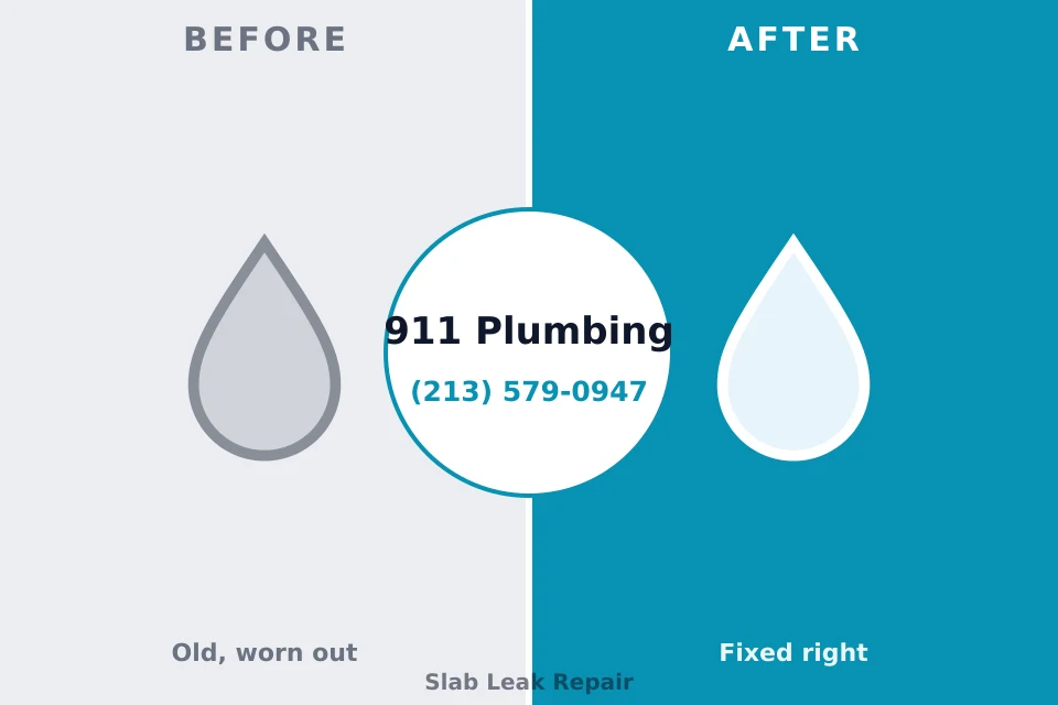 Before and after: plumbing company Palo Alto, CA